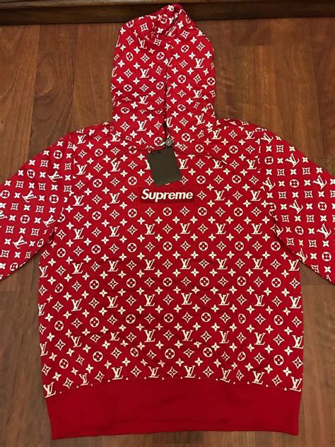 lv and supreme hoodie|supreme louis vuitton hoodie where to buy.